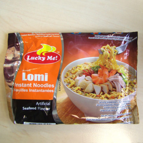 #188: Lucky Me! Lomi Instant Noodles (Artificial Seafood Flavour)