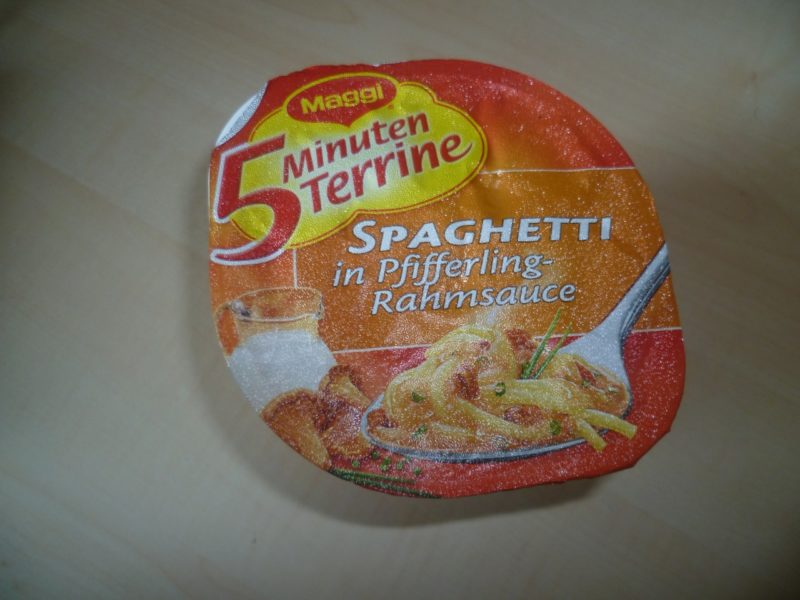 #310: Maggi "5 Minuten Terrine" Spaghetti in Pfifferling-Rahmsauce