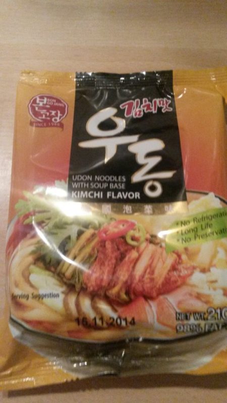 #346: Bon Go Jang "Udon Noodles with Soup Base Kimchi Flavor"