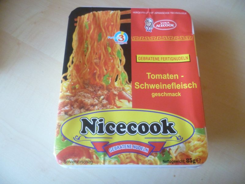 #329: Vina Acecook "Nicecook" Gebratene Fertignudeln mit Tomaten-Schweinefleischgeschmack