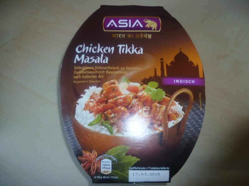 #361: Asia "Chicken Tikka Masala"