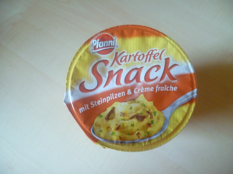 #464: Pfanni "Kartoffel Snack" mit Steinpilzen & Creme Fraiche