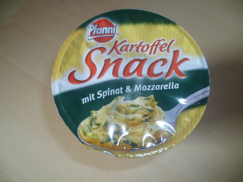 #480: Pfanni „Kartoffel Snack mit Spinat &amp; Mozzarella“ - HAPPYSOUPER.de