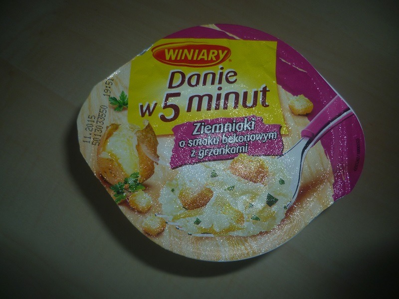 #531: Winiary Danie w 5 minut "Ziemniaki o smaku bekonowym z grzankami"