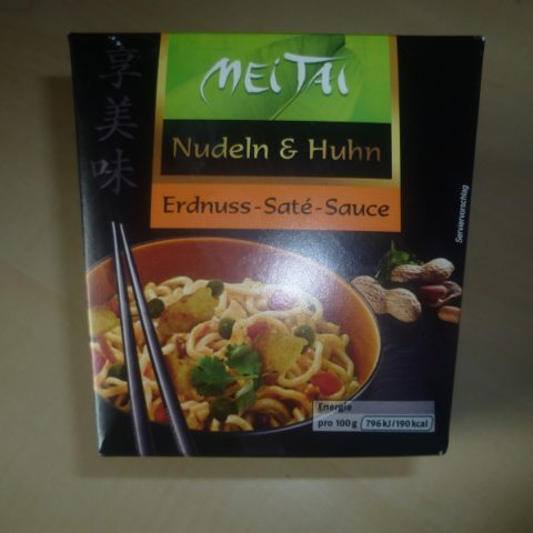 #553: Mei Tai Nudeln & Huhn "Erdnuss-Saté-Sauce"