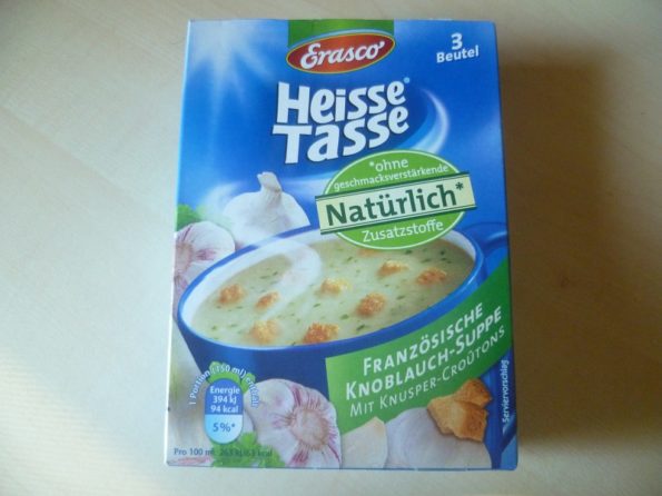 #568: Erasco Heisse Tasse „Französische Knoblauch-Suppe“ - HAPPYSOUPER.de