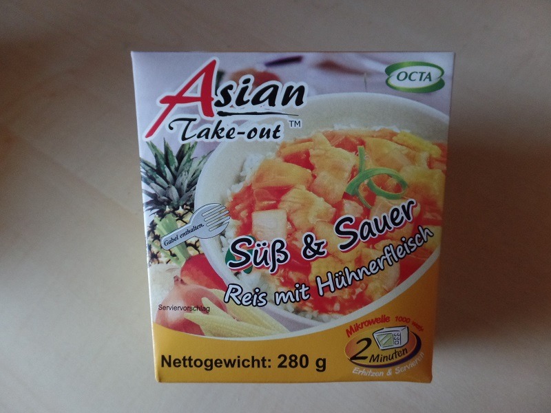 #599: Octa Asian Take-out "Reis mit Hühnerfleisch" Süß & Sauer