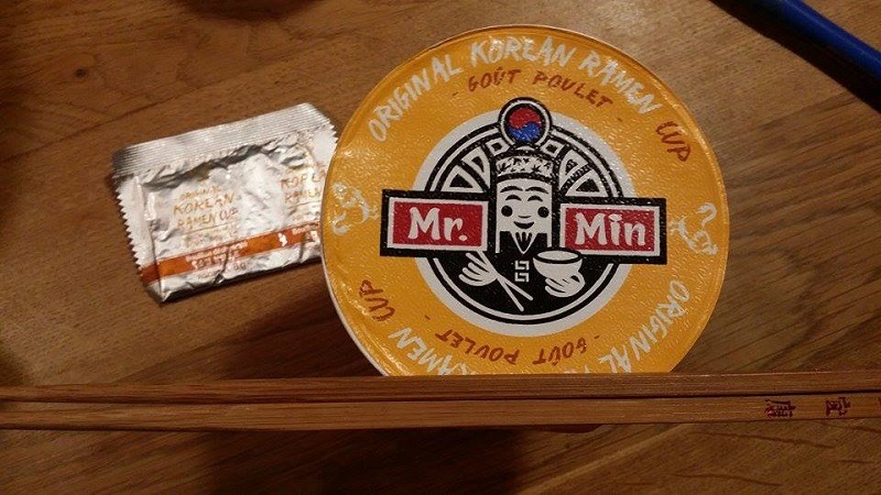 Original Korean Ramen Cup Boeuf - Mr. Min - 65g