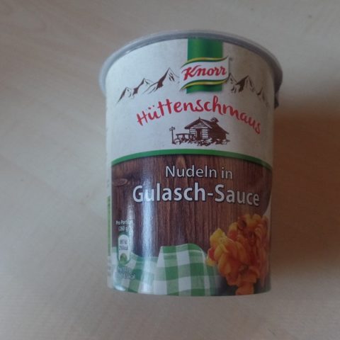 #615: Knorr Hüttenschmaus "Nudeln in Gulasch-Sauce"