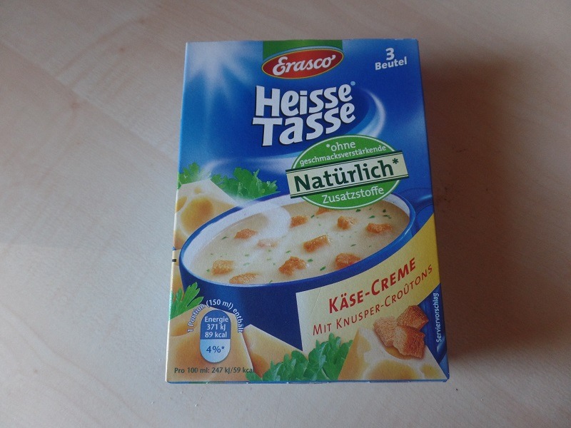 #638: Erasco Heisse Tasse "Käse-Creme"