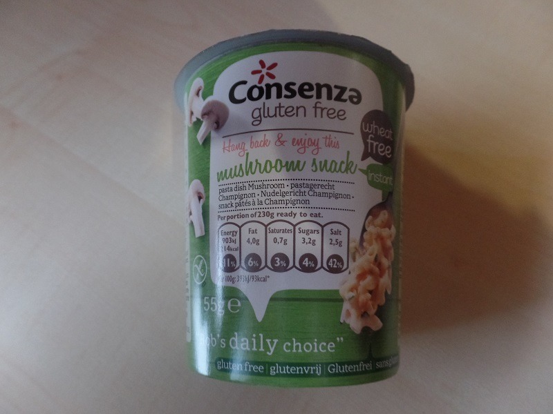#673: Consenza "Gluten Free Mushroom Snack"
