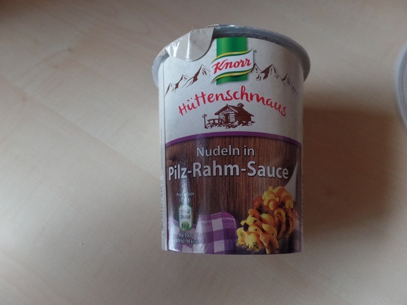 #695: Knorr Hüttenschmaus "Nudeln in Pilz-Rahm-Sauce"