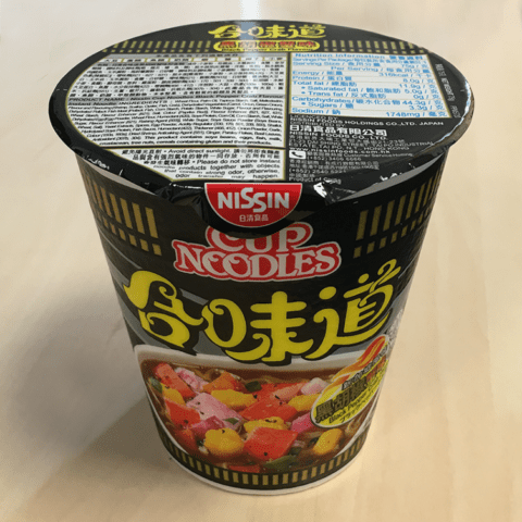 Nissin Cup Noodles "Black Pepper Crab Flavour"