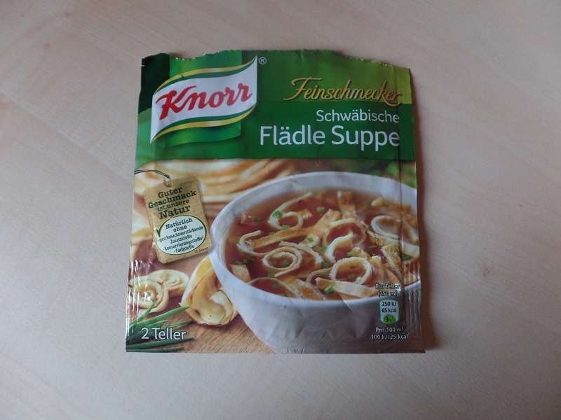 #851: Knorr Feinschmecker "Schwäbische Flädle Suppe"