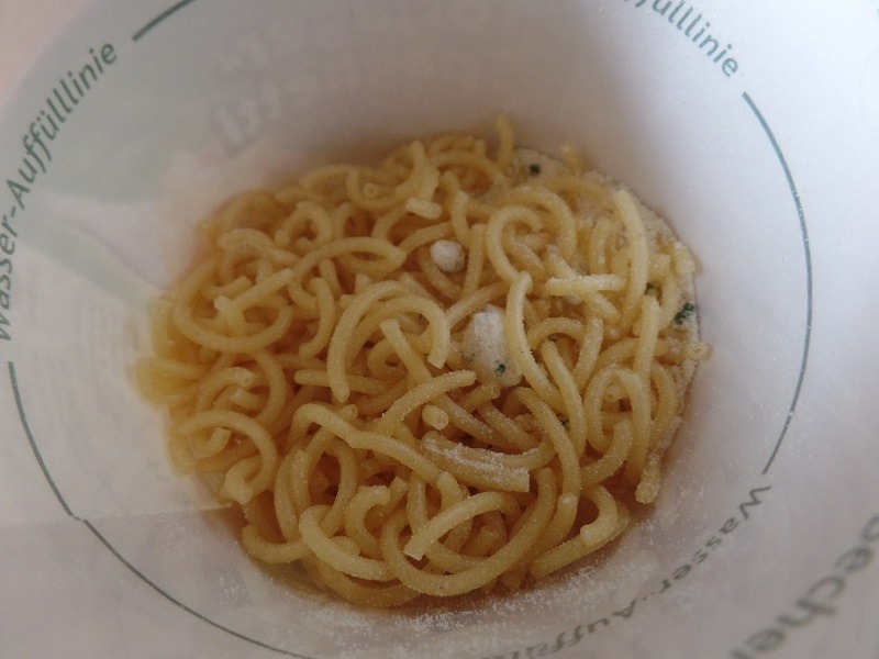 #1026: Knorr Halbzeitpause "Torjäger-Spaghetti" (Spaghetti in Käse-Sahne Sauce)