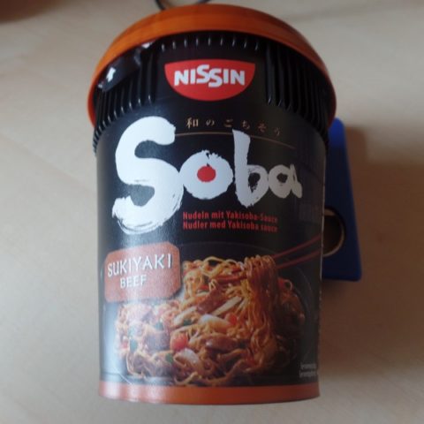 #1076: Nissin Soba "Sukiyaki Beef" Cup