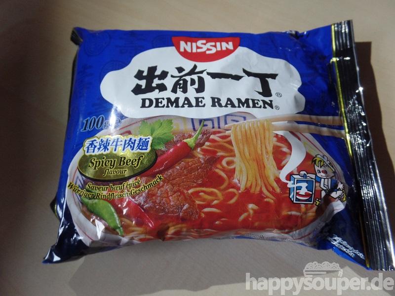 #1106: Nissin Demae Ramen "Spicy Beef Flavour" (Update 2021)