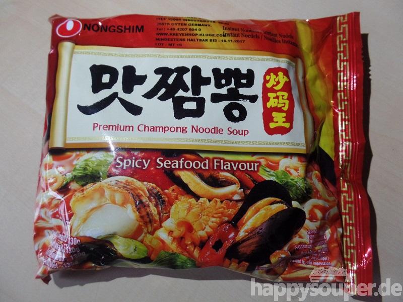 #1229: Nongshim "Premium Champong Noodle Soup" Spicy Seafood Flavour
