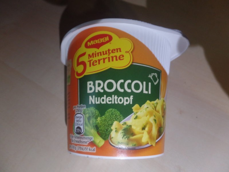 #1454: Maggi 5 Minuten Terrine "Broccoli Nudeltopf" (2018)