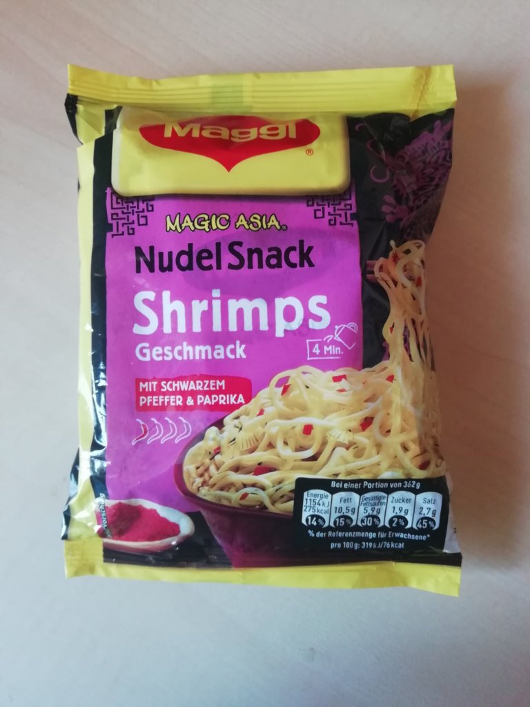 #1602: Maggi Magic Asia „Nudel Snack Shrimps Geschmack“ (2019)