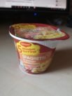Maggi 5 Minuten Terrine „Spaghetti in cremiger Schinkensauce“
