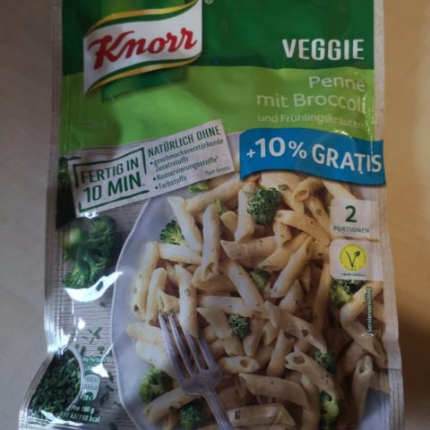 #1710: Knorr Veggie "Penne mit Broccoli und Frühlingskräutern" (+10% Gratis)