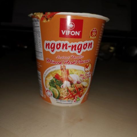 #1769: Vifon ngon-ngon "Instant Noodles Minced Pork Flavour" (Mì Tom Yum Thịt Băm) Cup