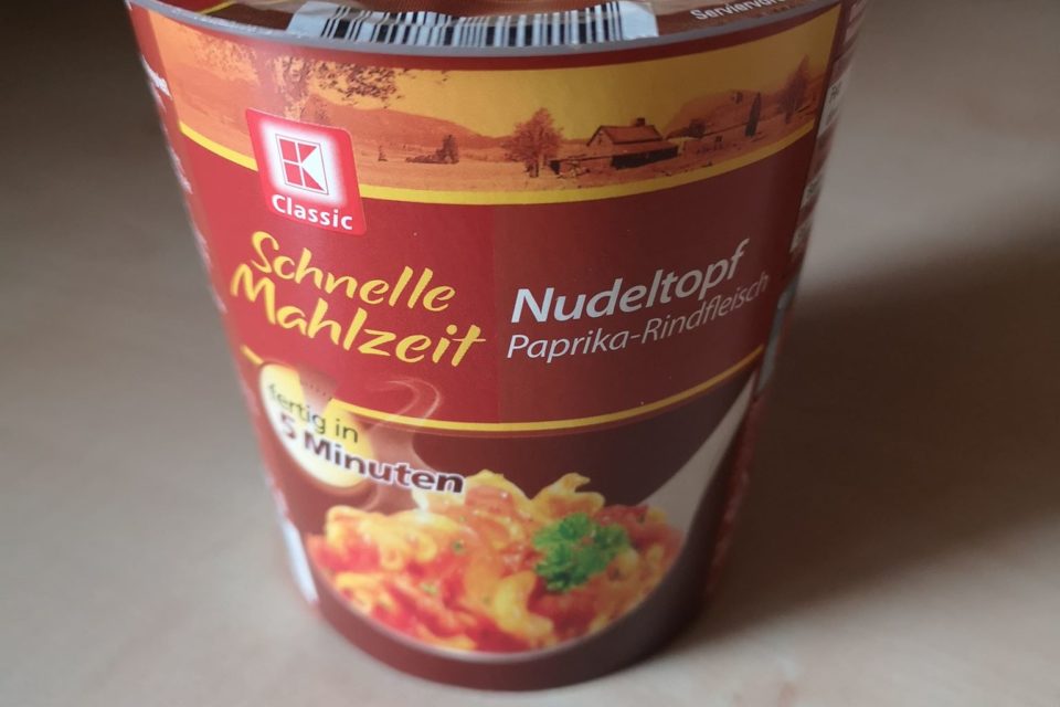 #1800: K-Classic Schnelle Mahlzeit "Nudeltopf Paprika-Rindfleisch"
