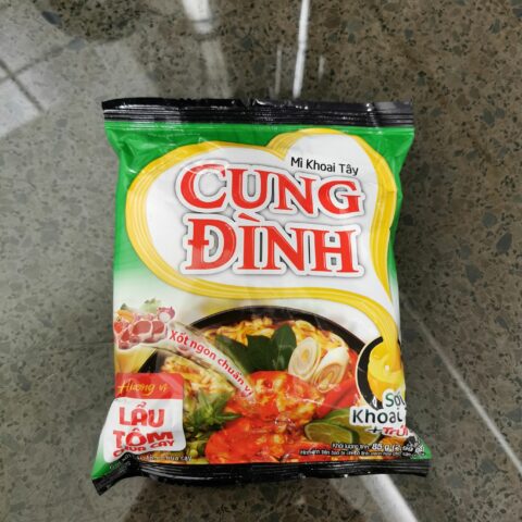#2425: Cung Đình "Mì Khoai Tây Hương Vị Lẩu Tôm Chua Cay (Hot & Sour Shrimp Hot Pot Flavour)"