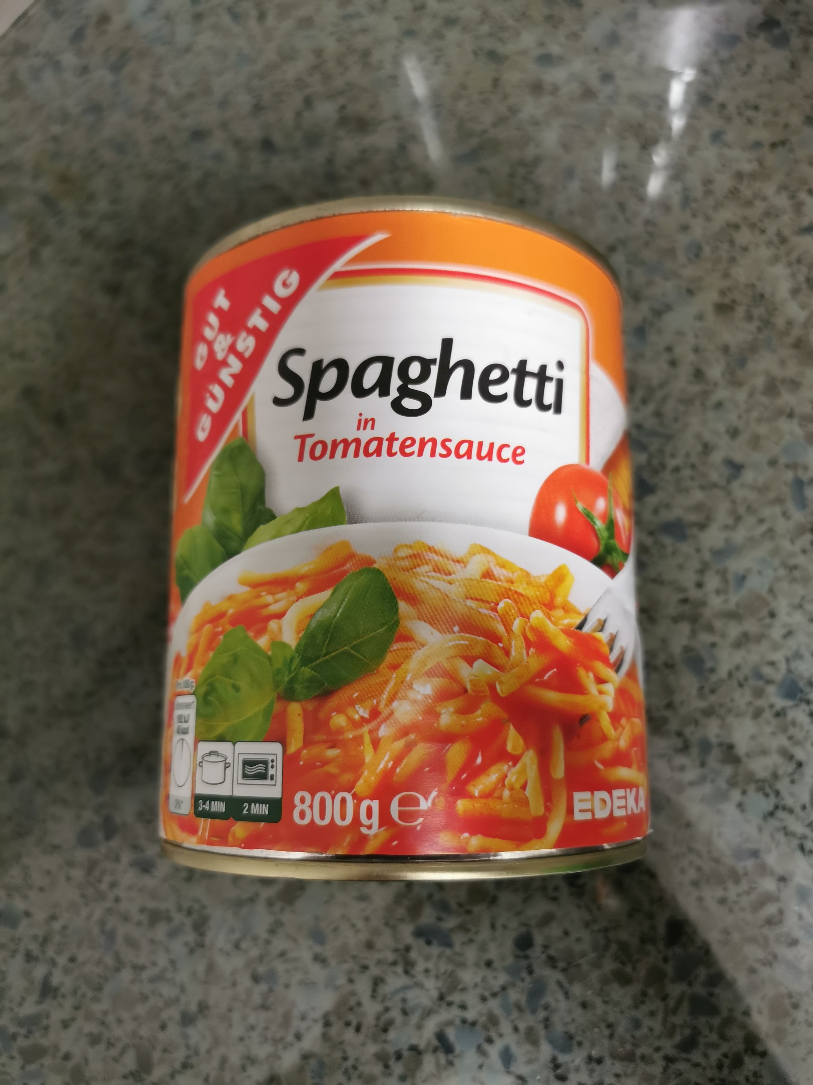 #2279: Gut &amp; Günstig „Spaghetti in Tomatensauce“ - HAPPYSOUPER.de