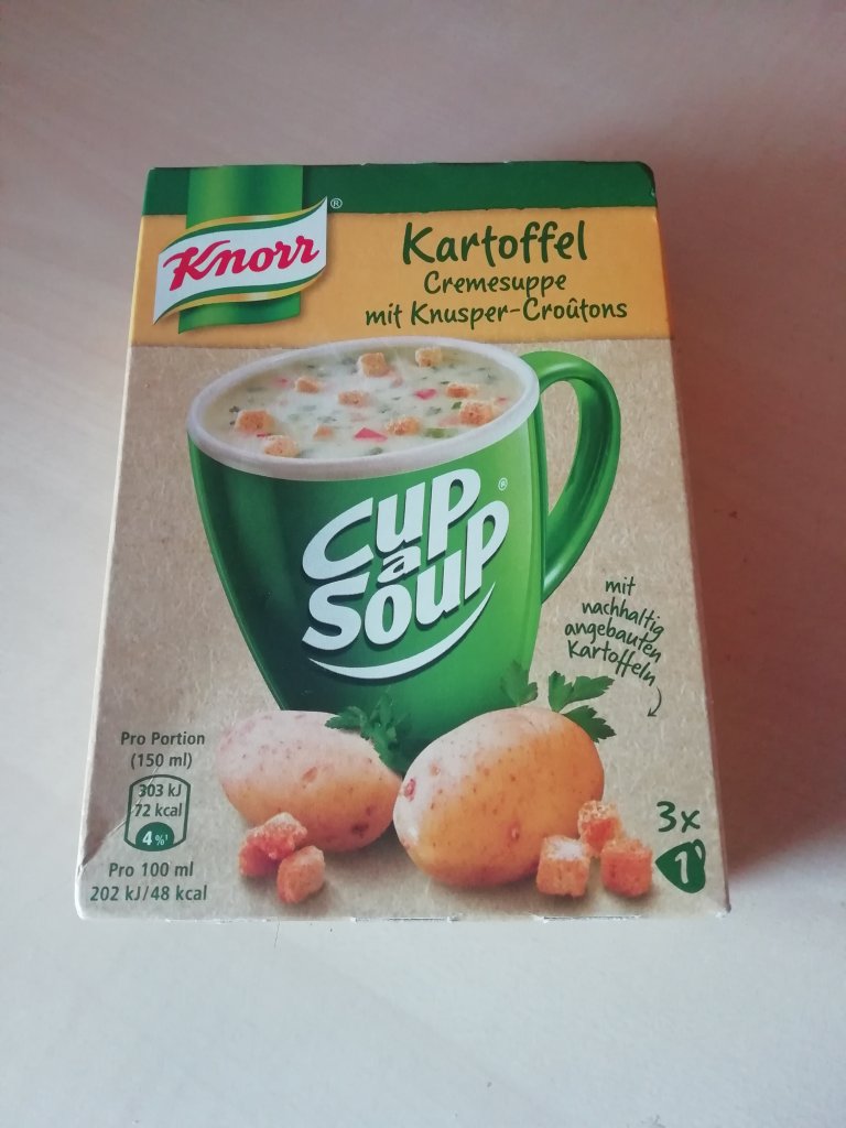 #1541: Knorr Cup a Soup "Kartoffel Cremesuppe mit Knusper-Croûtons"