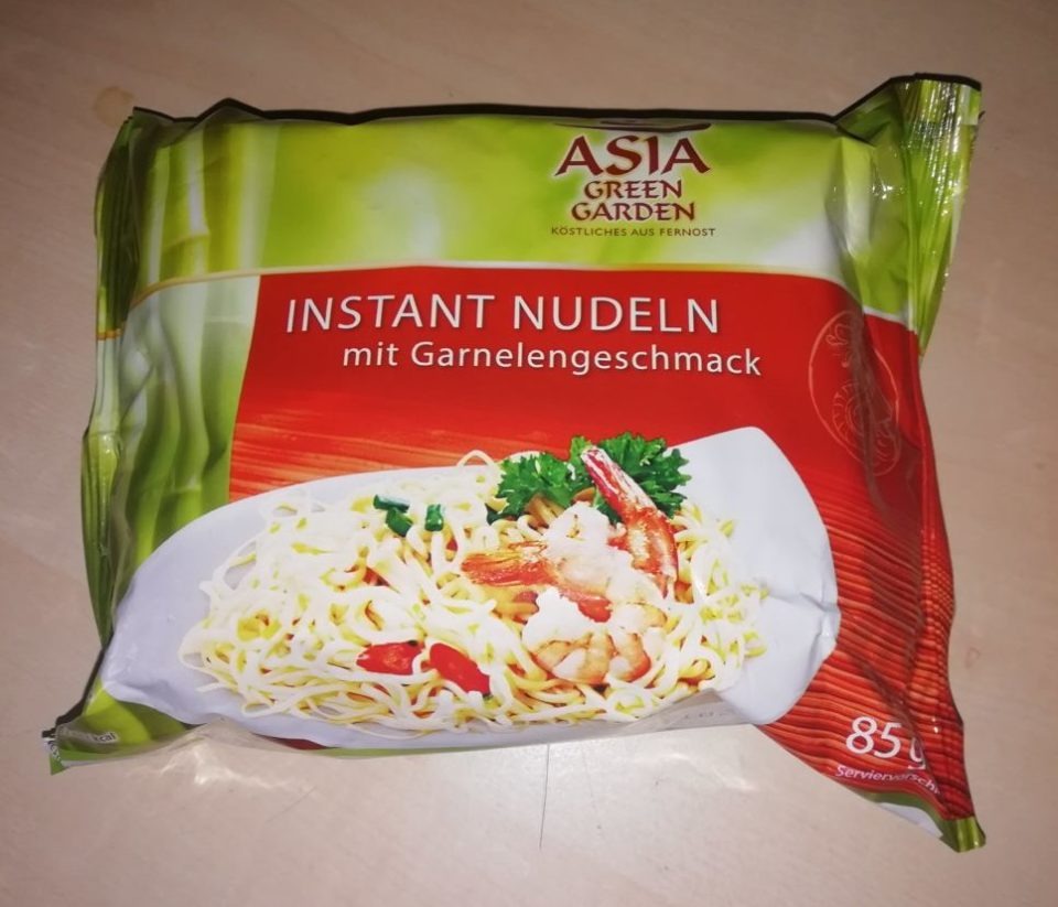 1555 Asia Green Garden „Instant Nudeln mit Garnelengeschmack“ HAPPYSOUPER.de