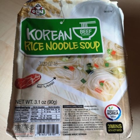 #1843: Assi Brand "Beef Flavored Korean Rice Noodle Soup"