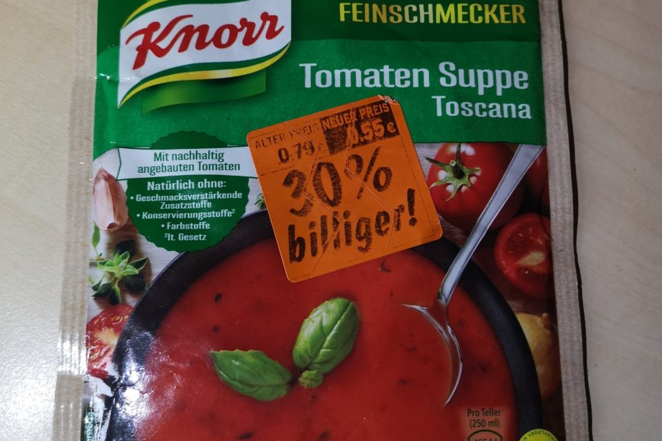 #1972: Knorr Feinschmecker "Tomaten Suppe Toscana"