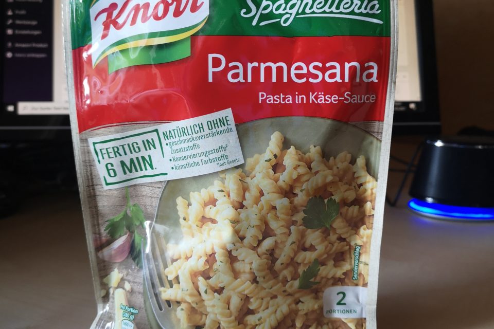 #1982: Knorr Spaghetteria "Parmesana" (Pasta in Käse-Sauce)