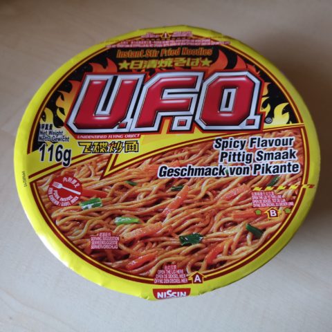 #2019: Nissin U.F.O. "Spicy Flavour Instant Stir Fried Noodles"