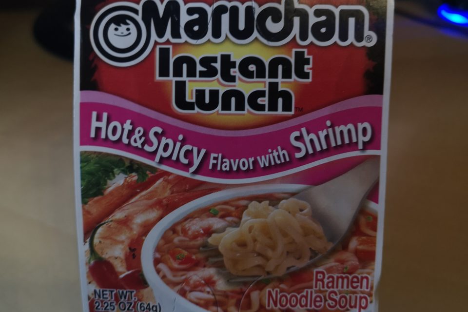 #2159: Maruchan Instant Lunch "Hot & Spicy Flavor with Shrimp" Ramen Noodle Soup