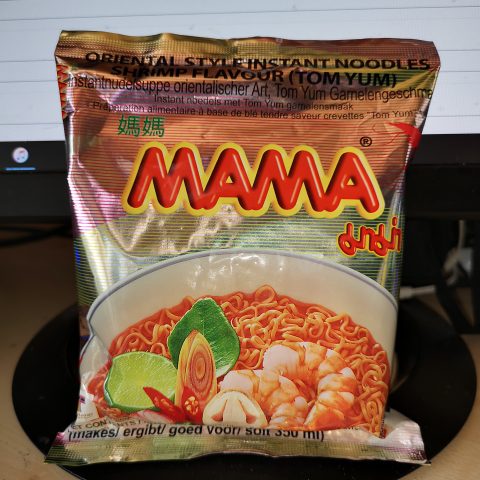 #1740: Mama Oriental Style Instant Noodles "Shrimp Flavour (Tom Yum)" (Update 2022)