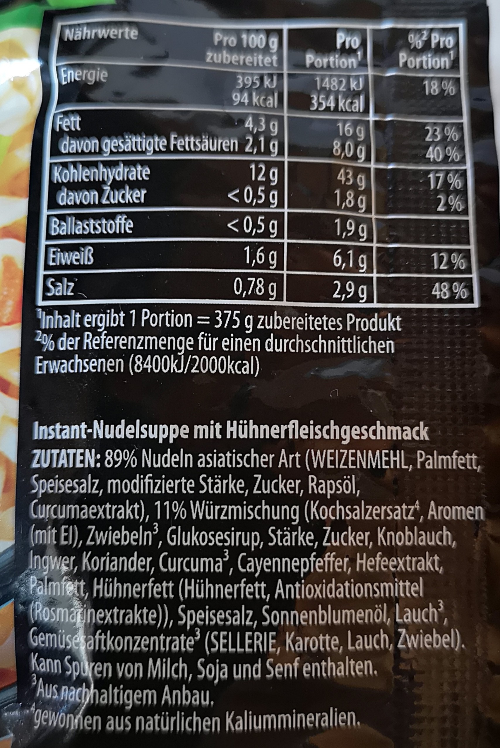 #1259: Knorr "Asia Noodles Huhn Geschmack" (Update 2022)