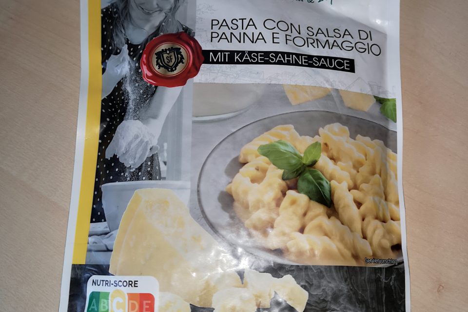#2319: San Fabio "Pasta con Salsa di Panna e Formaggio" (Nudeln mit Käse-Sahne-Sauce)