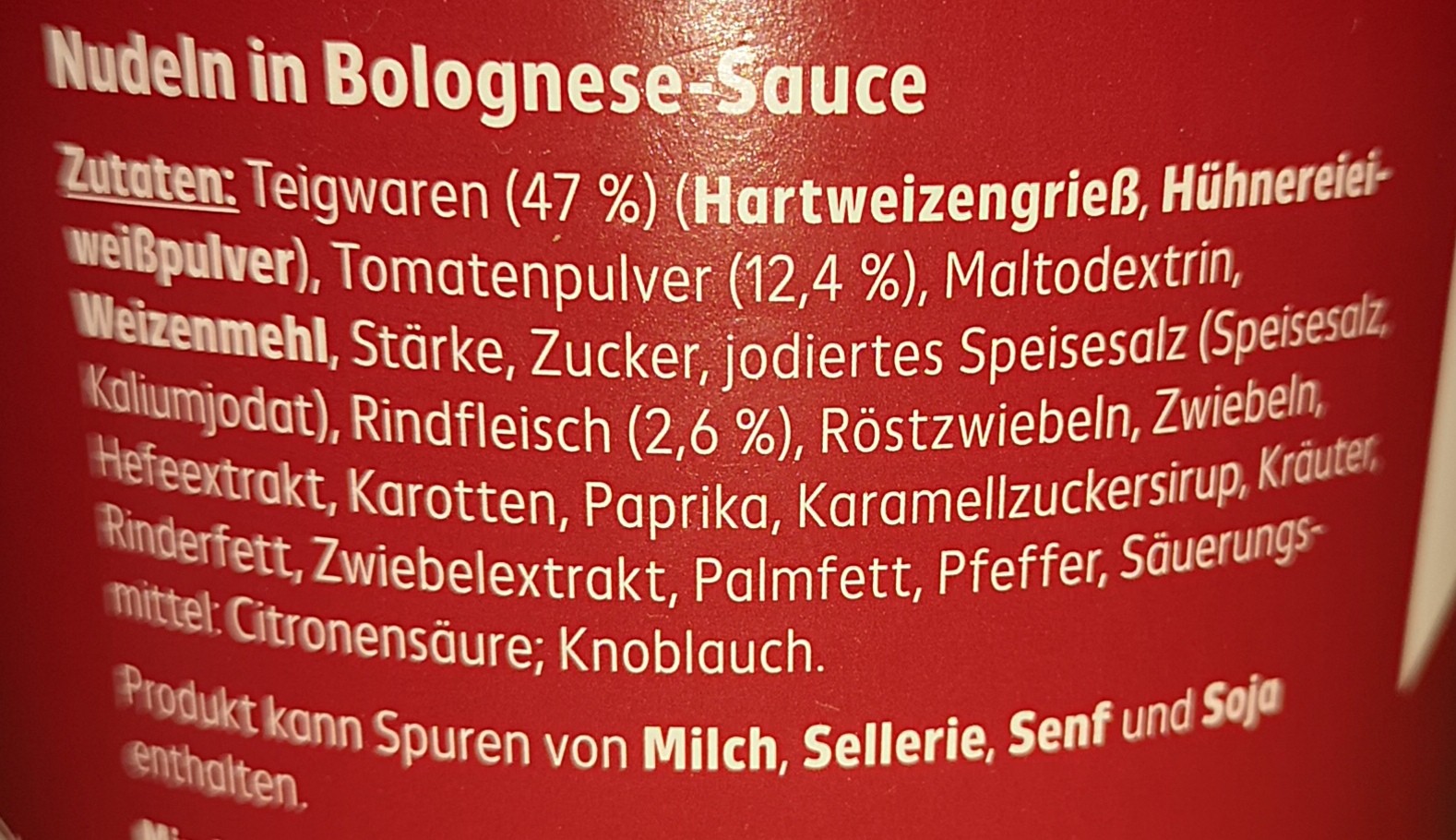 #2396: K-Classic "Fusilli Bolognese-Sauce"