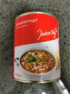 Jeden Tag Linseneintopf mit Schweinefleisch Front