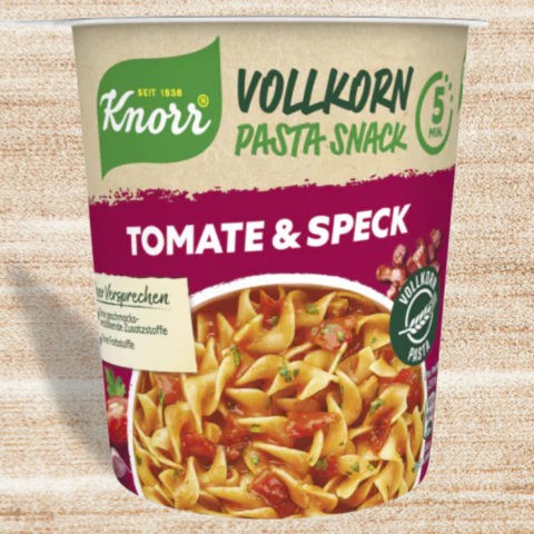Knorr Vollkorn Pasta Snack Tomate & Speck
