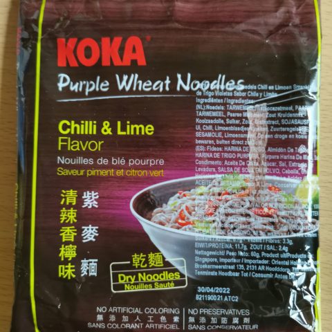 #2055: Koka "Purple Wheat Noodles Chilli & Lime Flavor"