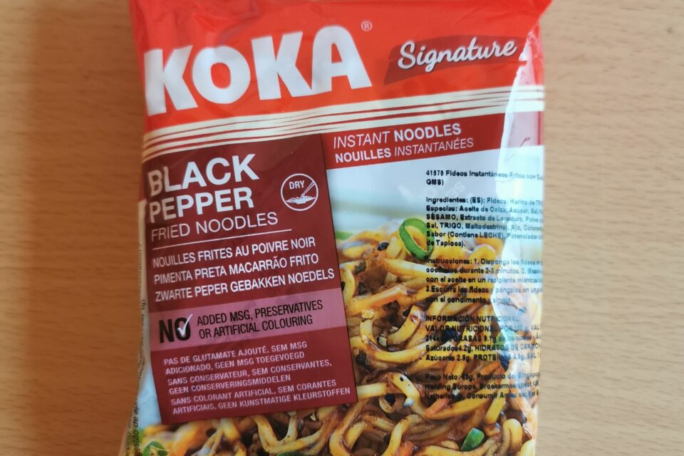 #2414: Koka "Signature Black Pepper Fried Noodles"