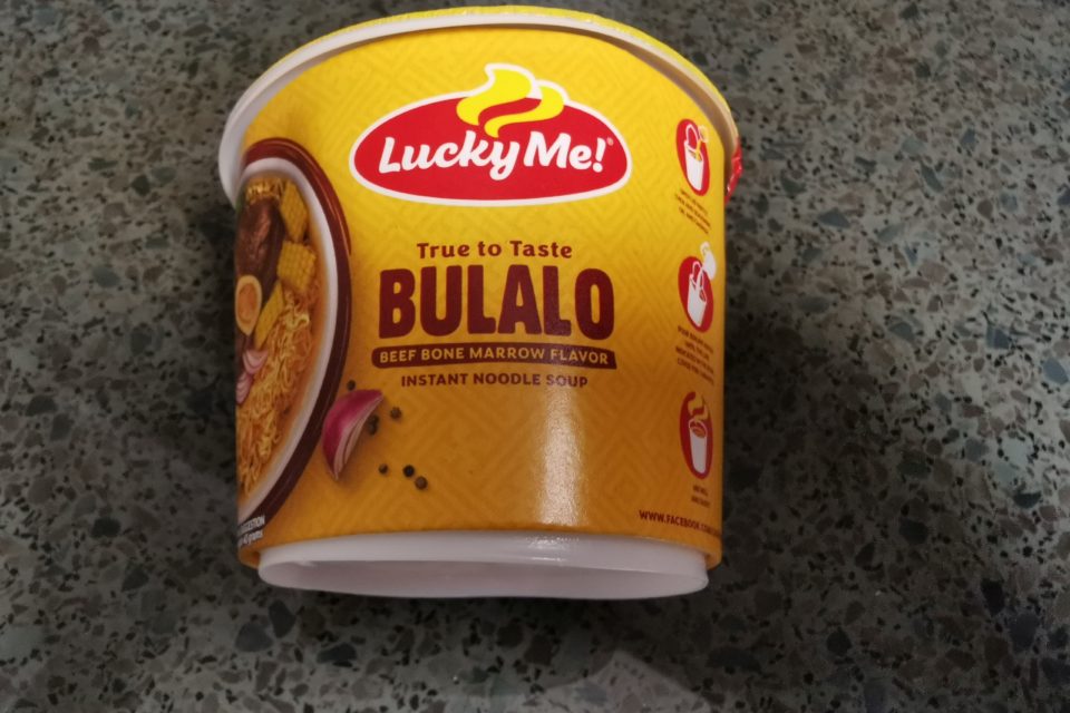 #2196: Lucky Me! "Bulalo Beef Bone Marrow Flavour" Cup
