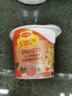 Maggi 5 Minuten Terrine Spaghetti in cremiger Schinken-Sauce Front