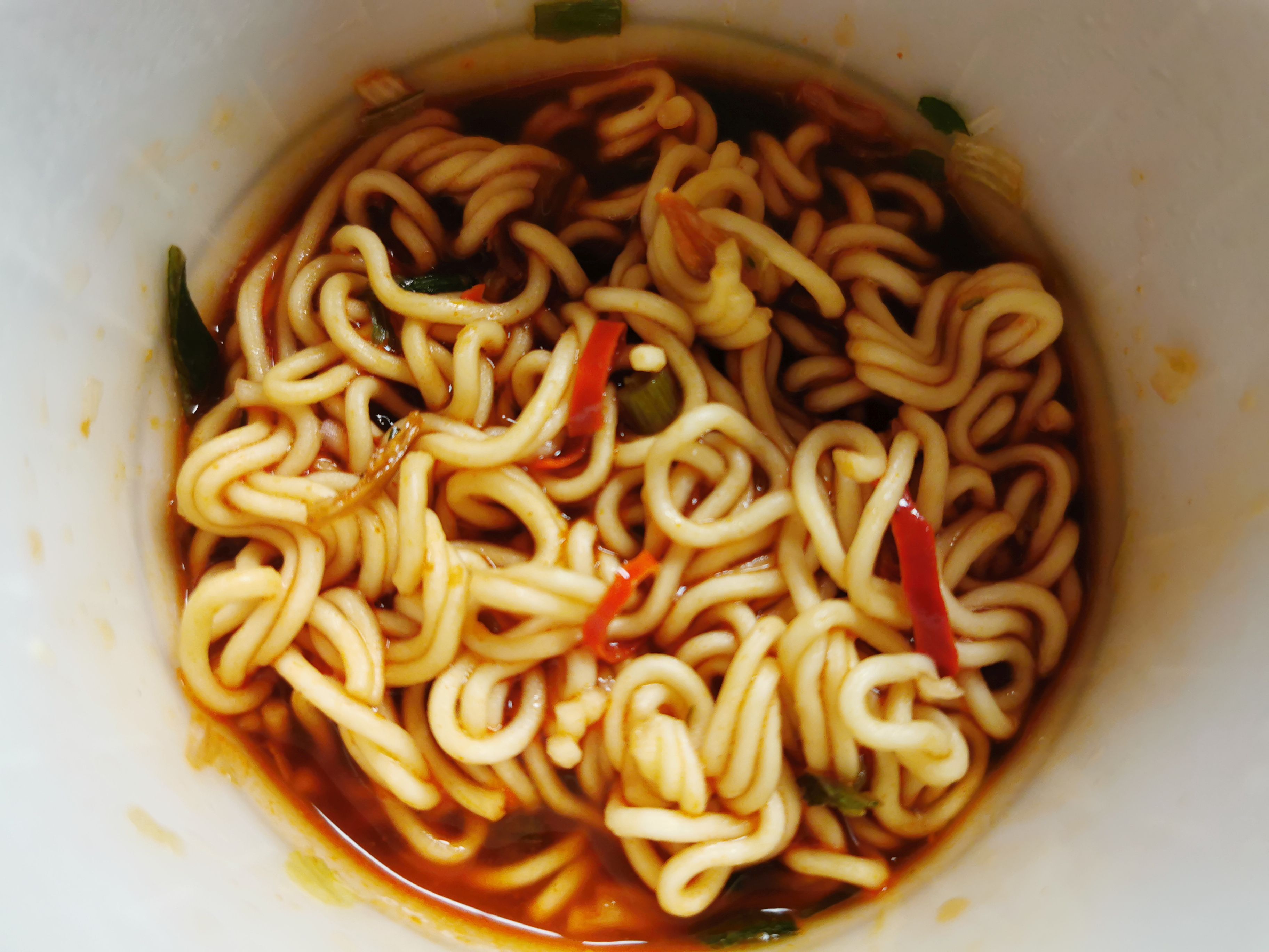 #2349: Mamee "Daebak Habanero Kimchi Jjigae Instant Noodle Soup" Cup
