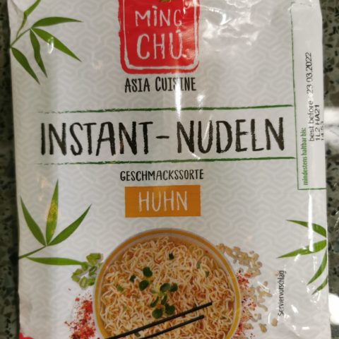 #2022: Ming Chu "Instant Nudeln Geschmackssorte Huhn"