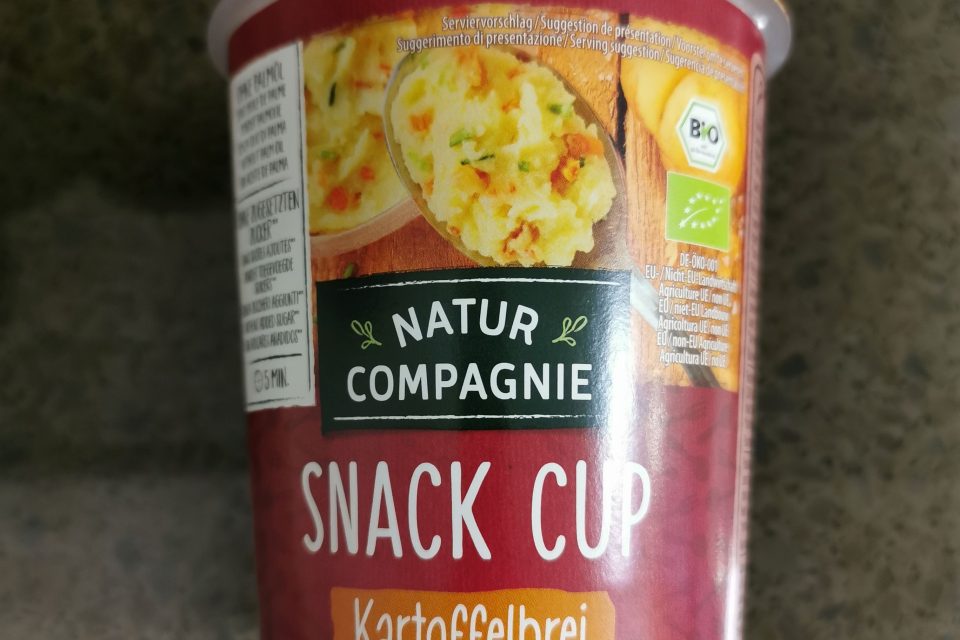#2305: Natur Compagnie "Snack Cup Kartoffelbrei" Cup